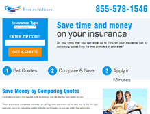 Tablet Screenshot of insurancetocompare.info